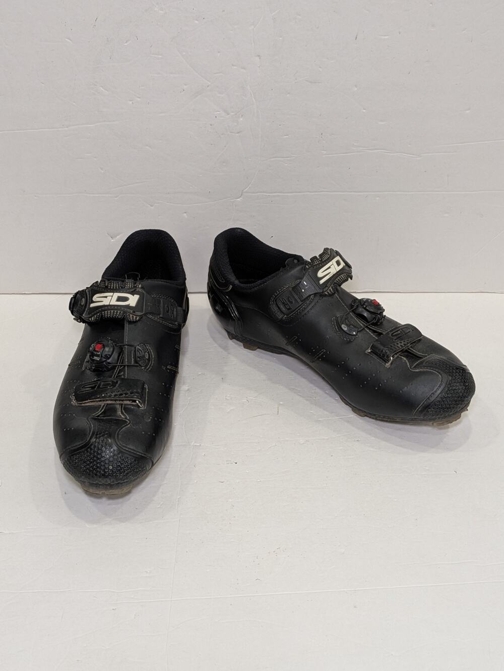 Men's Sidi Dragon 5 Mountain Bike MTB Shoes Carbon Soles Black Size 44 M